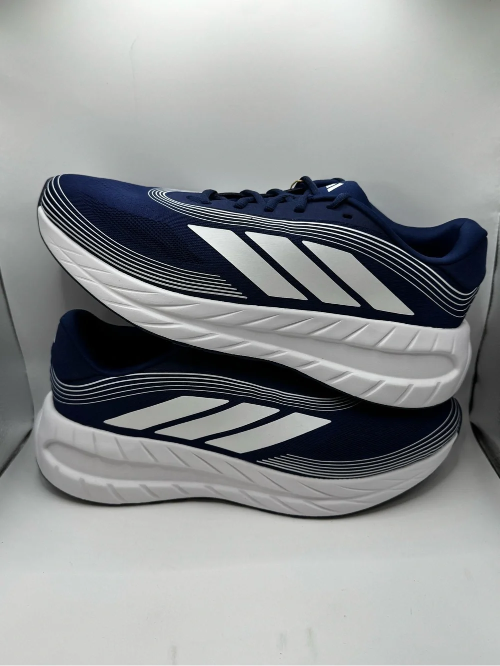 NIB Adidas Adipure Shift Running Shoes Dark Blue White - Men’s Size 13 / Women’s